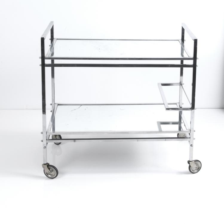 Bild 1 zu Objekt, Beistelltisch auf Rollen, um 1935, Frankreich, 126 628