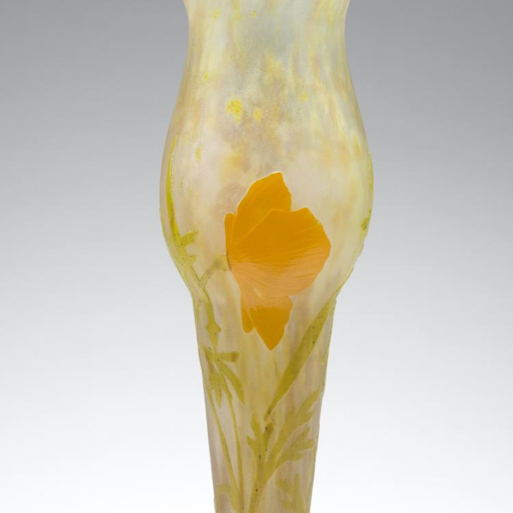 Bild 3 zu Objekt, Vase 'Eschscholzia', um 1900, Daum Fr&egrave;res, Nancy, 126 33