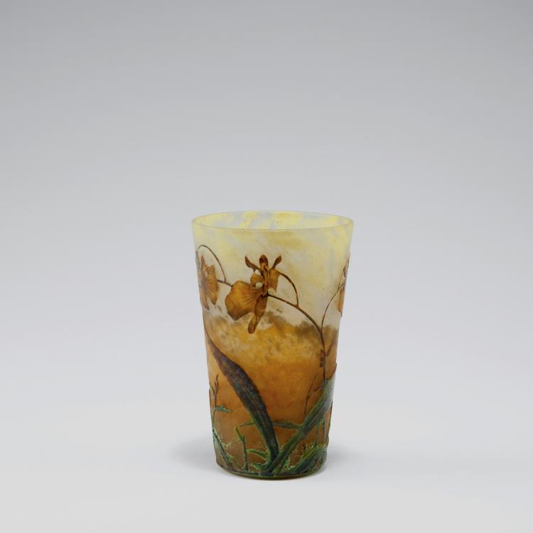 Hauptbild zu Objekt, Vase 'Orchid&eacute;es', um 1905, Daum Fr&egrave;res, Nancy, 126 49