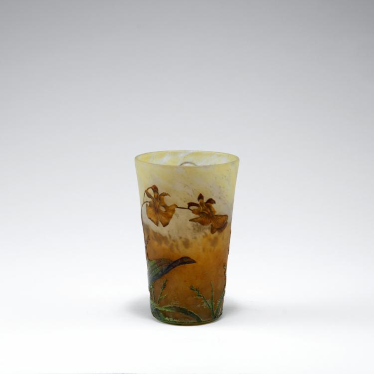 Bild 1 zu Objekt, Vase 'Orchid&eacute;es', um 1905, Daum Fr&egrave;res, Nancy, 126 49