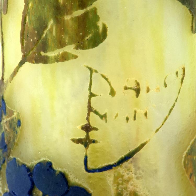 Bild 2 zu Objekt, Vase 'Je meurs o&ugrave; je m'attache', um 1910, Daum Fr&egrave;res, Nancy, 126 78