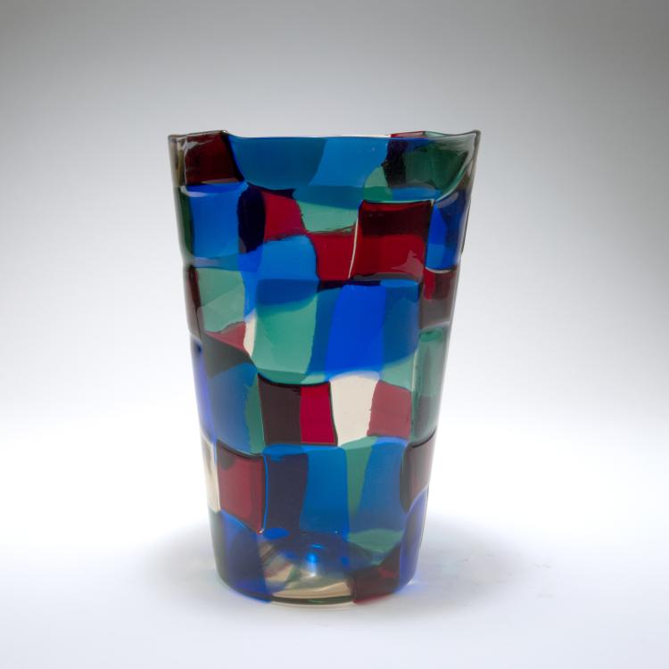 Bild 1 zu Objekt, Vase 'Pezzato', 1951, Fulvio Bianconi, Venini & C., Murano, 128C 660