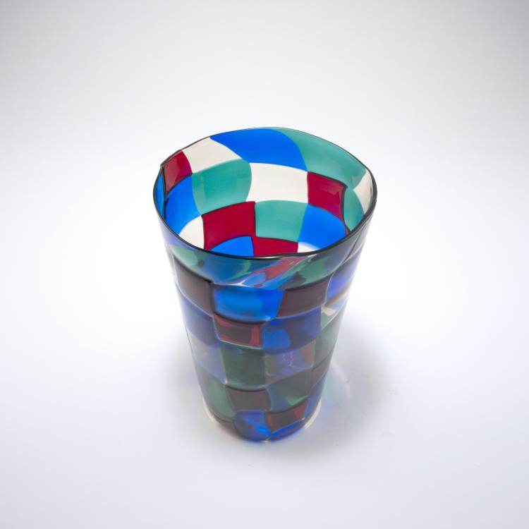 Bild 2 zu Objekt, Vase 'Pezzato', 1951, Fulvio Bianconi, Venini & C., Murano, 128C 660