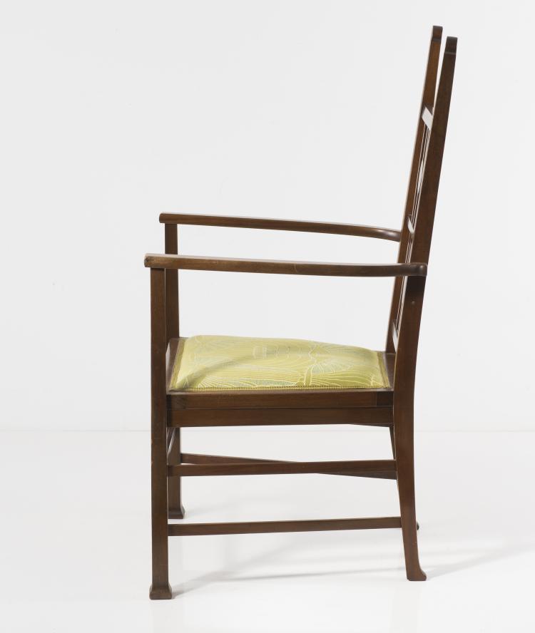 Bild 4 zu Objekt, Armlehnstuhl, um 1900, Wylie & Lochhead, Glasgow (zugeschrieben), 126 640