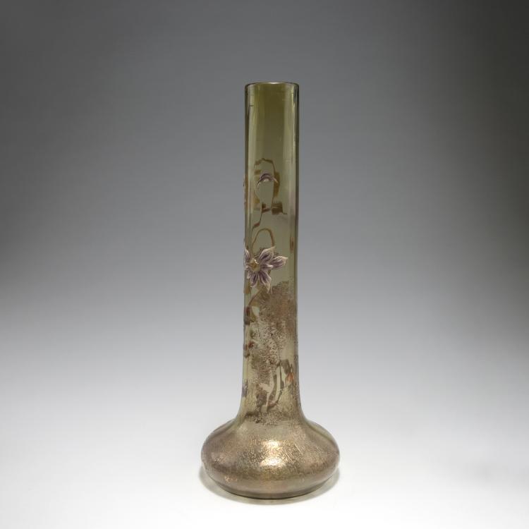 Bild 1 zu Objekt, Stangenvase 'Dahlias', 1890-94, Gall&eacute;, Emile, Nancy, 126 130