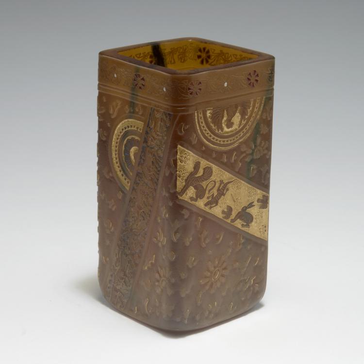 Bild 2 zu Objekt, Vase 'Echoes of Hellas', um 1897, Eug&egrave;ne Kremer, Burgun, Schverer & Co., Meisenthal, 126 14