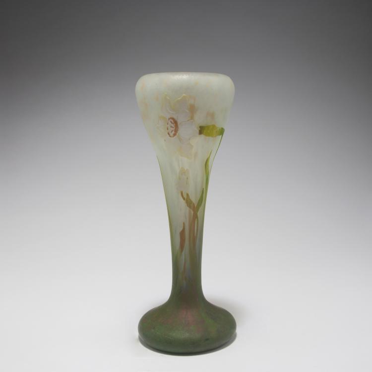 Hauptbild zu Objekt, 'Narcisses' vase, 1910, Daum Fr&egrave;res, Nancy, 126 62
