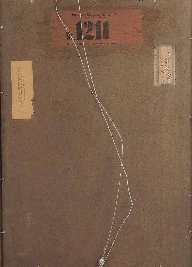 Bild 1 zu Objekt, 'Group of riders with a lion', 1918, Otto Dill, 127C 599