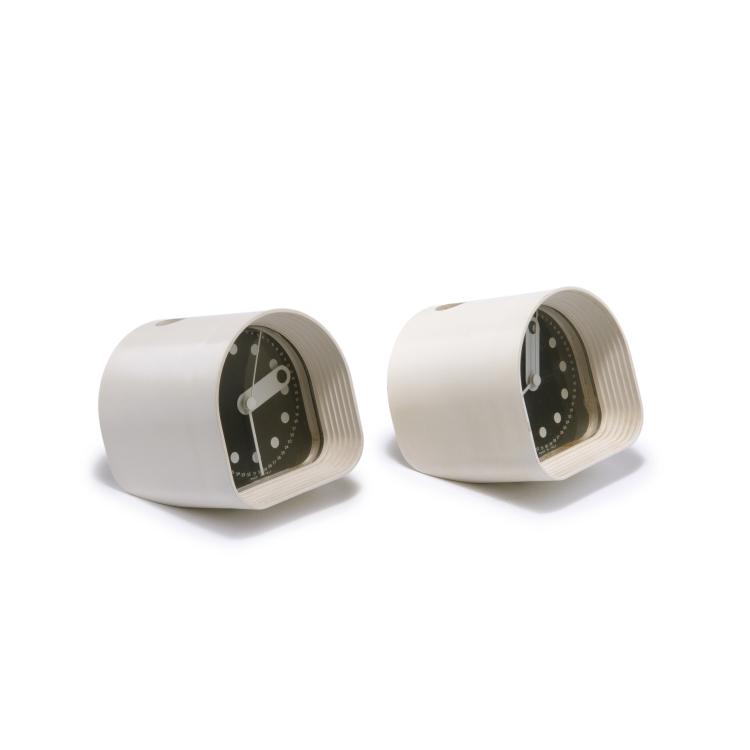 Hauptbild zu Objekt, Zwei Tischuhren 'Optic', 1970, Joe Colombo, Ritz-Italora, Mailand, 127A 221