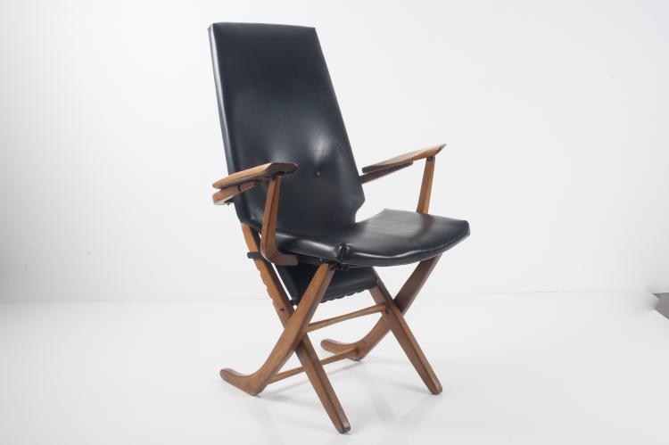 Bild 1 zu Objekt, Adjustable easy chair, 1950s, Franco Campo, Home, Turin (zugeschrieben), 127A 48