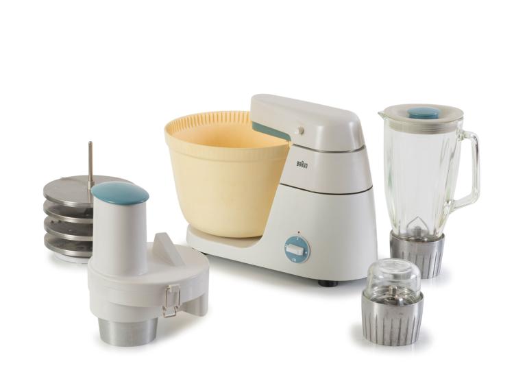 Hauptbild zu Objekt, K&uuml;chenmaschine 'KM 32', 1964, Gerd Alfred M&uuml;ller, Braun, K&ouml;nigstein, 128B 392