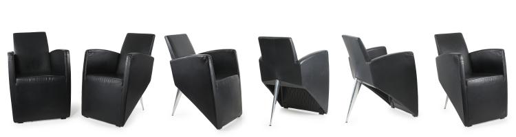 Hauptbild zu Objekt, Six 'J (Serie Lang)' chairs, 1987, Philippe Starck, Aleph, Mailand, 127B 568