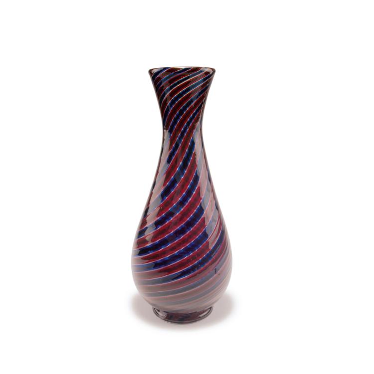 Hauptbild zu Objekt, 'Striato' vase, 1954, Ercole Barovier, Barovier & Toso, Murano, 128C 724