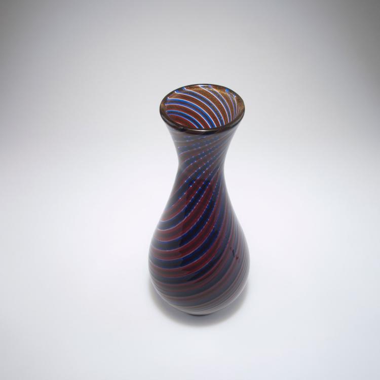 Bild 1 zu Objekt, 'Striato' vase, 1954, Ercole Barovier, Barovier & Toso, Murano, 128C 724