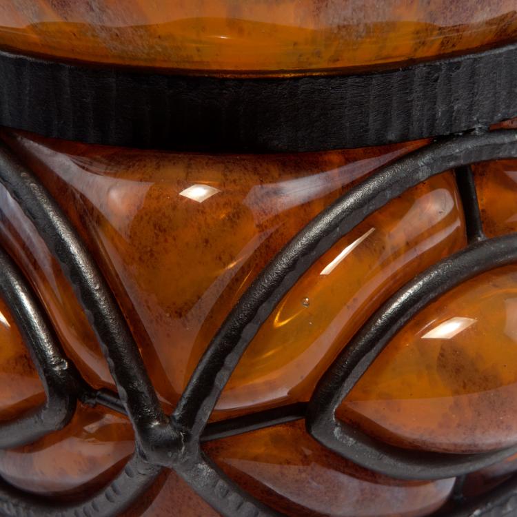 Bild 2 zu Objekt, Vase 'Verre de Jade' mit Eisenmontierung von Louis Majorelle, 1920er Jahre, Daum Fr&egrave;res, Nancy, 126 105