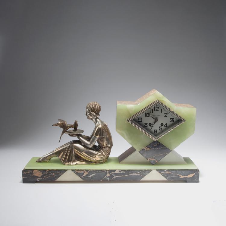 Hauptbild zu Objekt, Mantle clock, c1930, Dem&egrave;tre H. Chiparus, Chiparus, Dem&egrave;tre H. (nach), 126 405