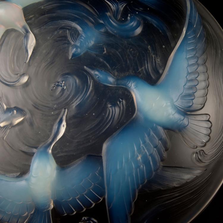 Bild 1 zu Objekt, Schale 'Enten', um 1930, Verlys; Verrerie des Andelys, 126 271