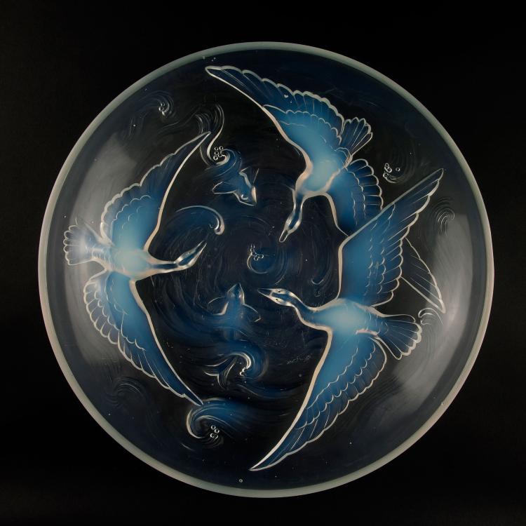 Bild 2 zu Objekt, Schale 'Enten', um 1930, Verlys; Verrerie des Andelys, 126 271