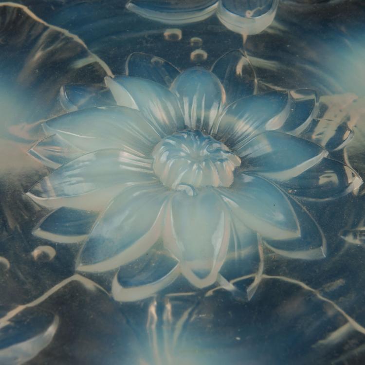 Bild 1 zu Objekt, Schale 'Seerosen', um 1930, Verlys; Verrerie des Andelys, 126 272