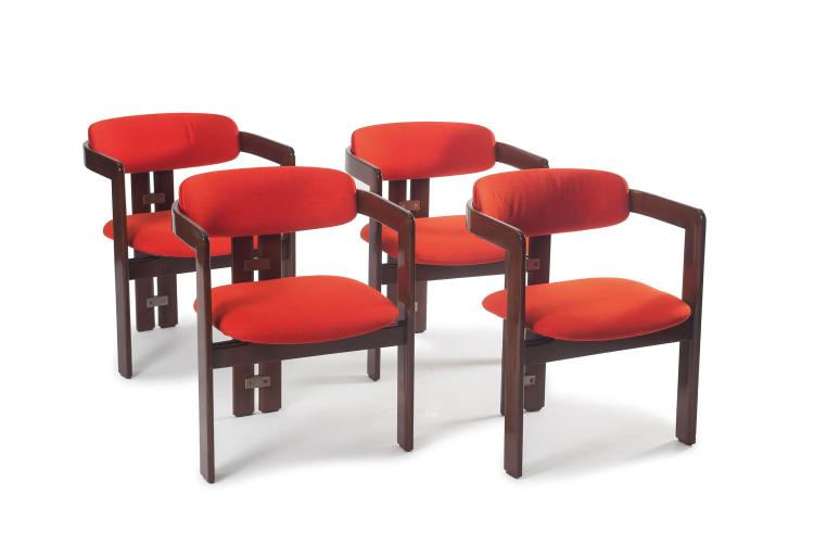Hauptbild zu Objekt, Four 'Pamplona' chairs, 1965, Augusto Savini, Pozzi, Mariano Comense, 127A 164