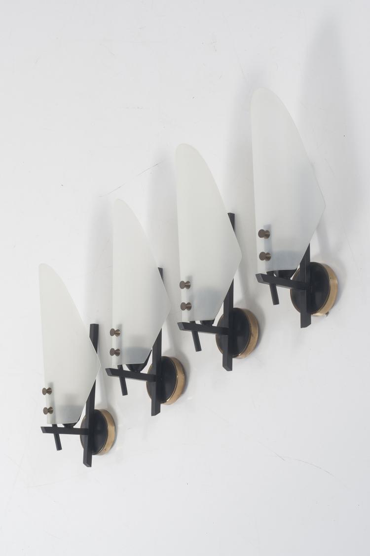 Bild 1 zu Objekt, Vier Wandappliquen, 1950er Jahre, Italien, 127A 33