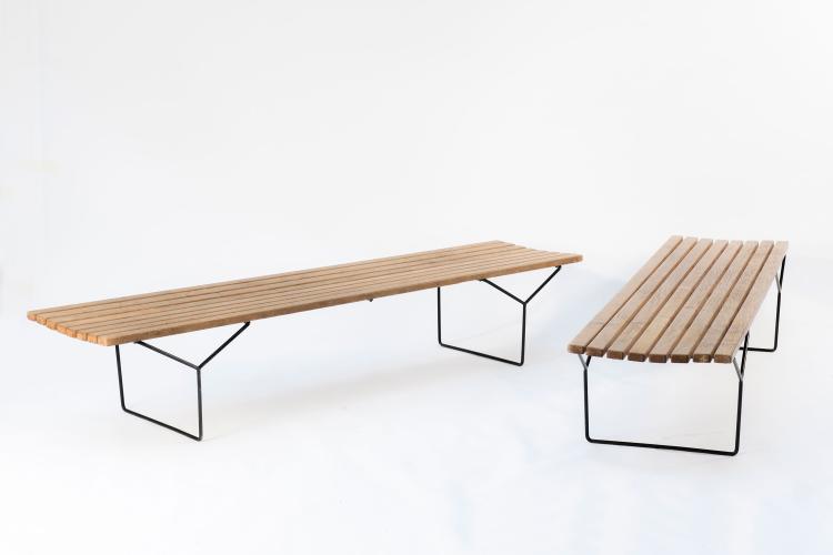 Bild 1 zu Objekt, '400 R' bench, 1951, Harry Bertoia, Knoll International, New York, 127B 381
