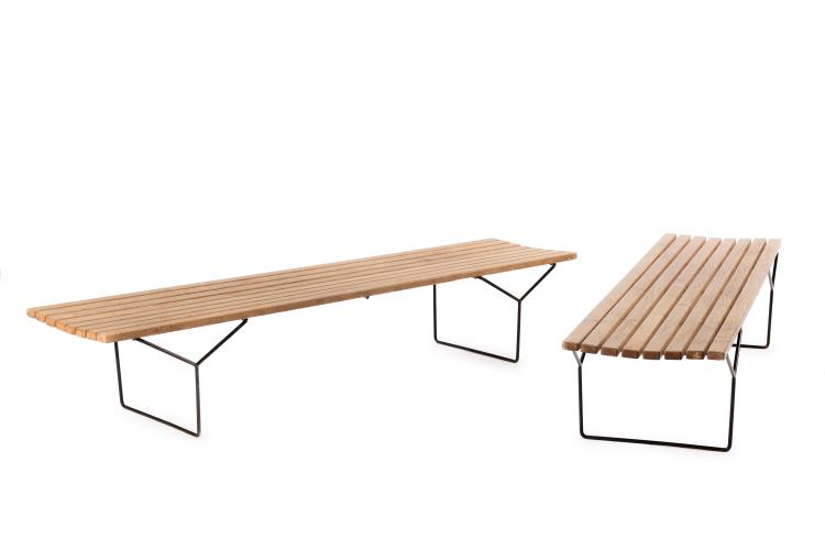 Bild 1 zu Objekt, '400 R' bench, 1951, Harry Bertoia, Knoll International, New York, 127B 382