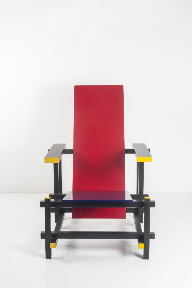 Bild 2 zu Objekt, 'Red and blue' chair, 1918, Gerrit Rietveld, Cassina, Mailand, 127B 283