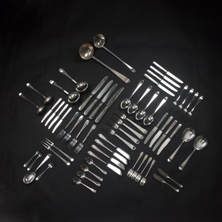 Hauptbild zu Objekt, Besteck, um 1930 , Gebhard Duve, Bahner AG, D&uuml;sseldorf, 126 524