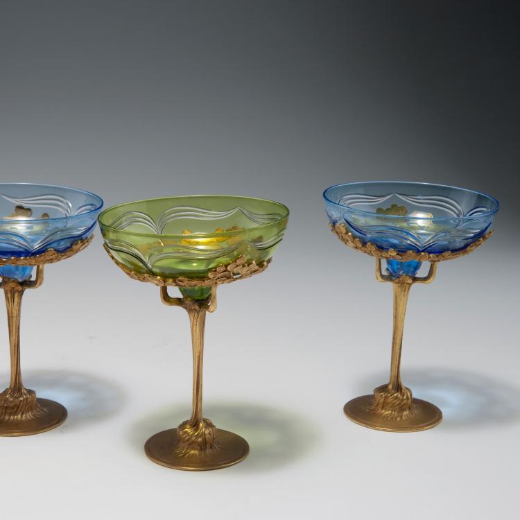 Bild 1 zu Objekt, Sechs Champagnerschalen, um 1900/1904, Orivit-Metallwarenfabrik, K&ouml;ln; Schmitz, H. F., 126 608