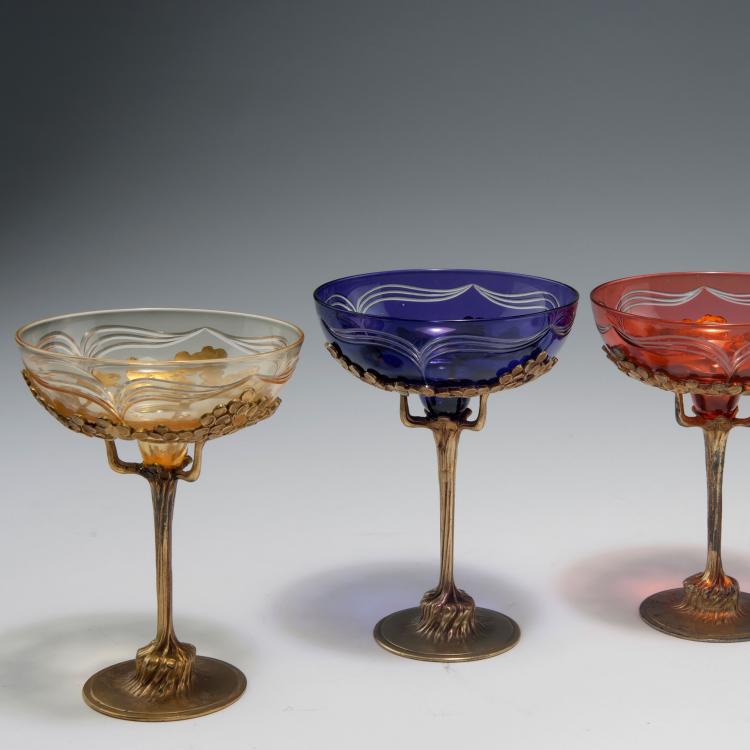 Bild 2 zu Objekt, Sechs Champagnerschalen, um 1900/1904, Orivit-Metallwarenfabrik, K&ouml;ln; Schmitz, H. F., 126 608