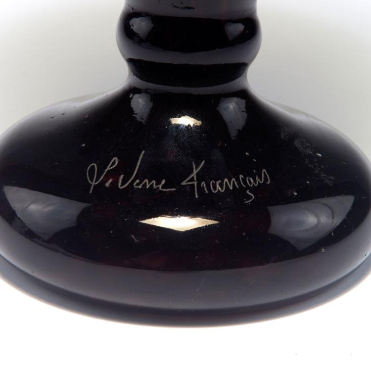 Bild 3 zu Objekt, Hohe Vase 'Orchid&eacute;es', 1924-27, Schneider, Epinay-sur-Seine, 126 254