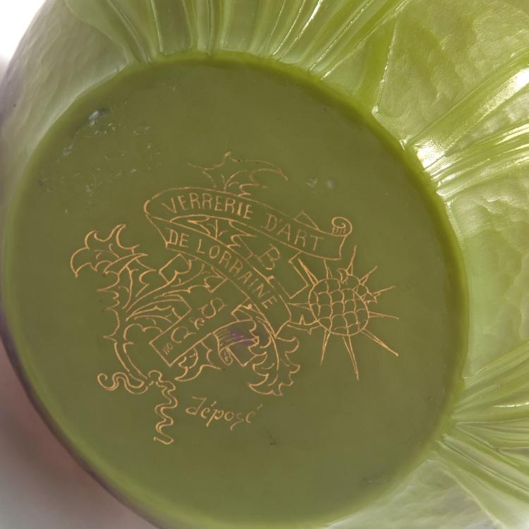 Bild 4 zu Objekt, Vase 'Lys', 1896-1900, Burgun, Schverer & Co., Meisenthal, 126 13