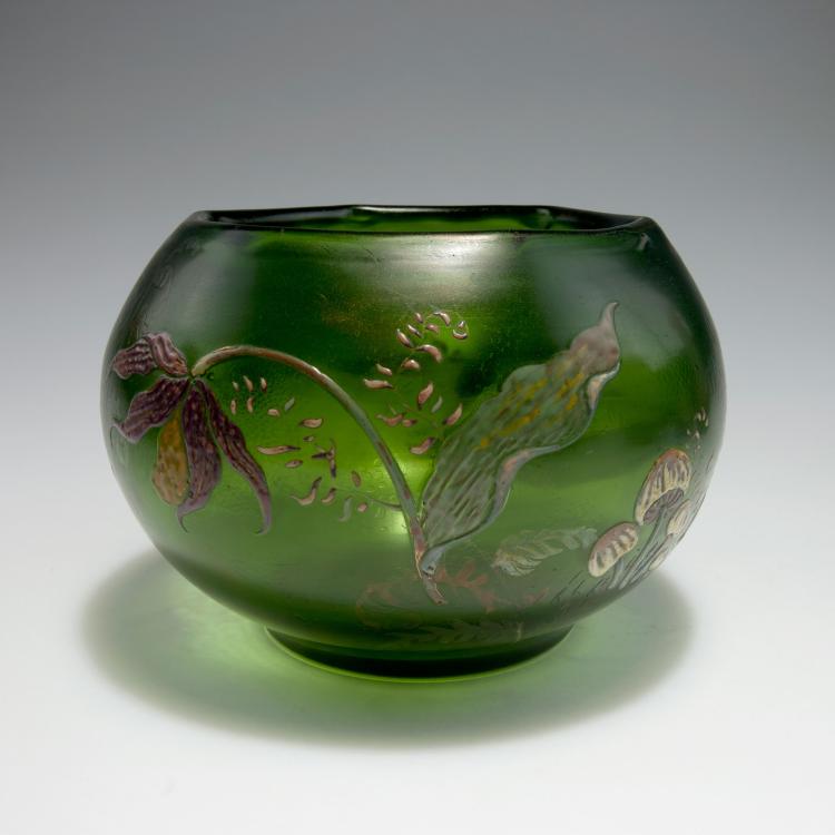 Bild 1 zu Objekt, Kugelvase 'Sabot de V&eacute;nus et coprins', 1892, Gall&eacute;, Emile, Nancy, 126 133