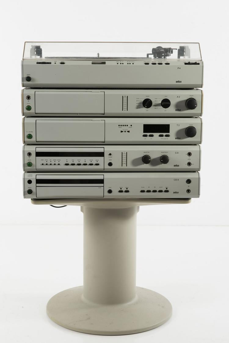 Bild 1 zu Objekt, Stereoanlage 'Atelier', 1984-89, Peter Hartwein, Braun AG, Frankfurt am Main, 127B 563