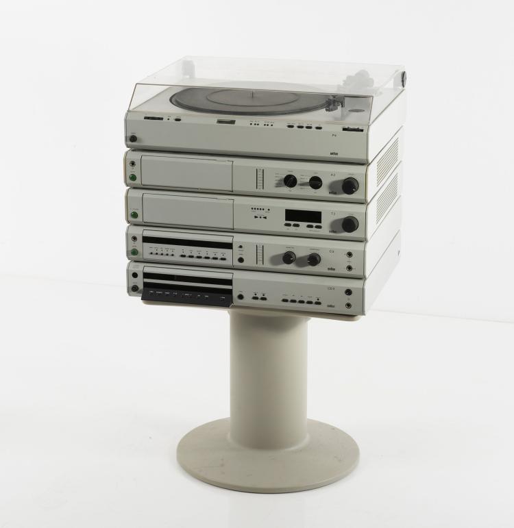 Bild 3 zu Objekt, Stereoanlage 'Atelier', 1984-89, Peter Hartwein, Braun AG, Frankfurt am Main, 127B 563
