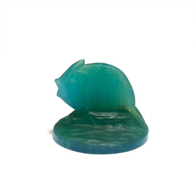 Hauptbild zu Objekt, 'Fish' paperweight, 1920s, Auguste Houillon, Walter, Amalric, Nancy, 126 280