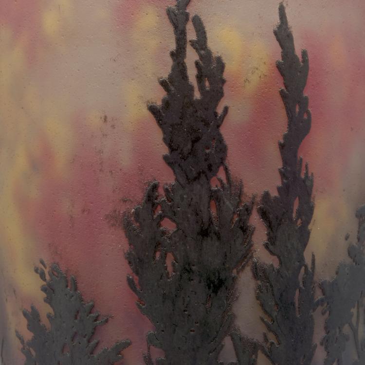 Bild 2 zu Objekt, Vase 'Paysage nocturne', um 1905, Daum Fr&egrave;res, Nancy, 126 50