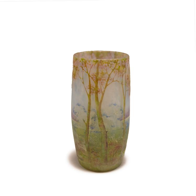 Hauptbild zu Objekt, Vase 'Paysage d'Automne', 1905-10, Daum Fr&egrave;res, Nancy, 126 47