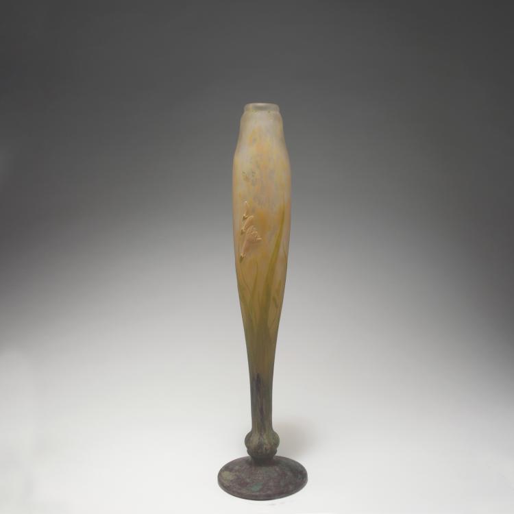 Bild 1 zu Objekt, Tall 'Freesias jaunes' soliflor, 1913, Daum Fr&egrave;res, Nancy, 126 97