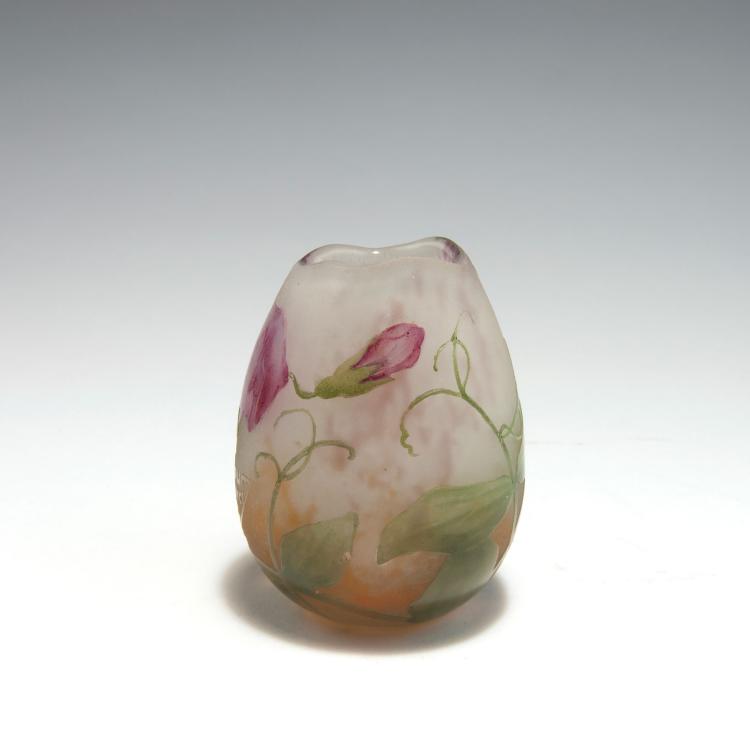 Bild 1 zu Objekt, Vase 'Liserons', um 1905, Daum Fr&egrave;res, Nancy, 126 51