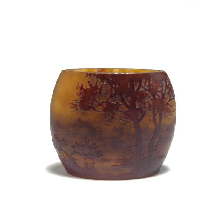 Hauptbild zu Objekt, Vase 'Paysage lacustre', um 1905, Daum Fr&egrave;res, Nancy, 126 53