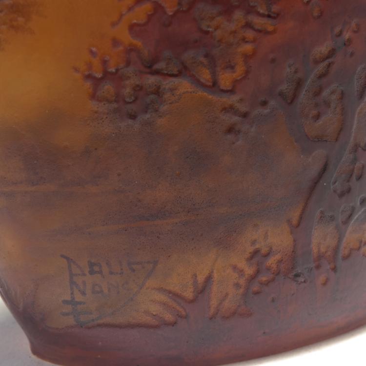 Bild 2 zu Objekt, Vase 'Paysage lacustre', um 1905, Daum Fr&egrave;res, Nancy, 126 53