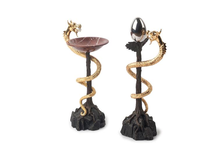 Hauptbild zu Objekt, 'Caduc&eacute;e I + II', 1982, Salvador Dal&iacute;, 127C 685