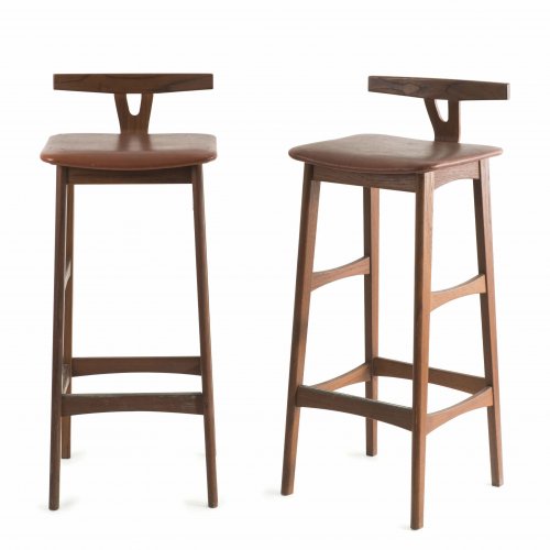 Two barstools, c1960