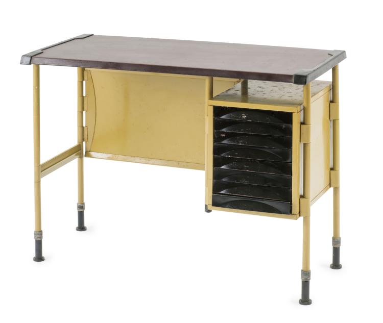 Hauptbild zu Objekt, Schreibmaschinentisch 'Spazio', 1959, Studio B.B.P.R., Olivetti, Ivrea, 127A 95