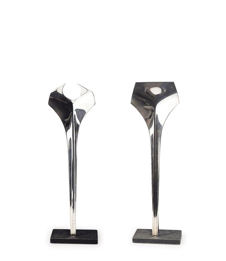 Hauptbild zu Objekt, Two 'Pale' salad servers, 1973, Lino Sabattini, Sabattini, Bregnano, 127A 211