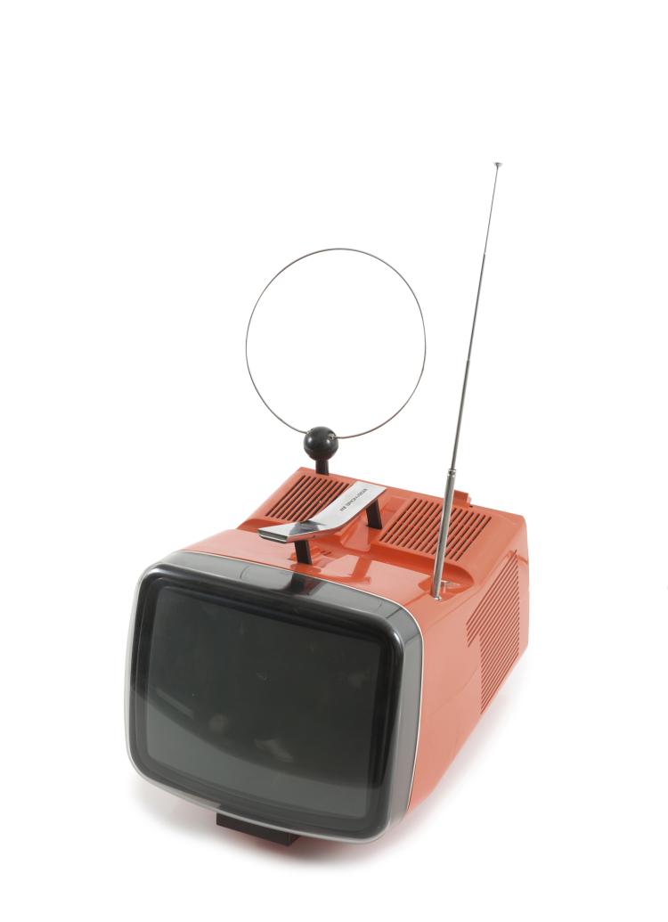 Hauptbild zu Objekt, 'Algol 11' TV set, 1964, Richard Sapper, Super Fluo; Brionvega, Mailand, 127A 158