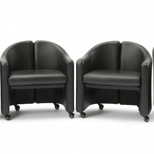 Four armchairs 'pd 142' 1970