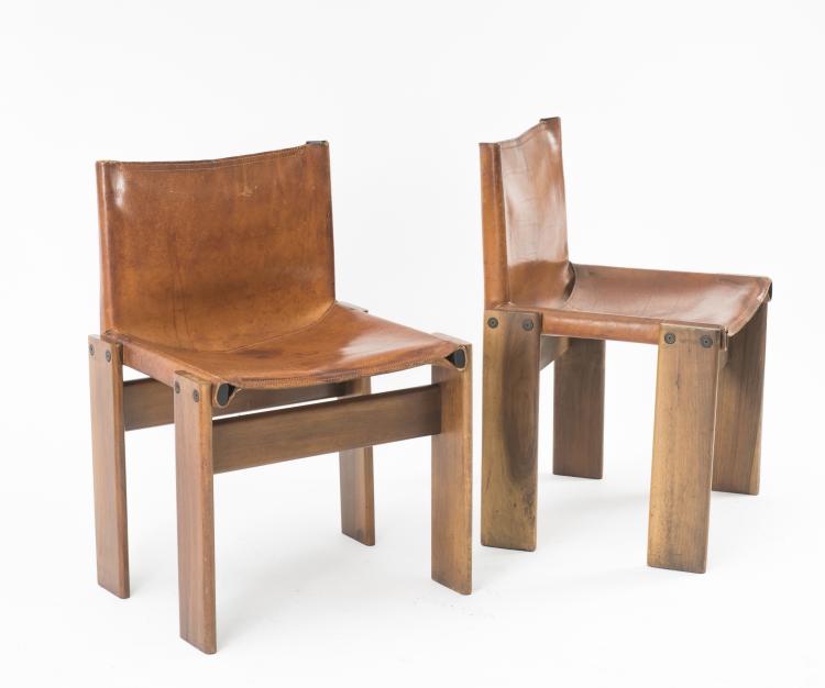 Bild 2 zu Objekt, Six 'Monk' chairs, 1974, Tobia Scarpa, Molteni, Giussano, 127A 246